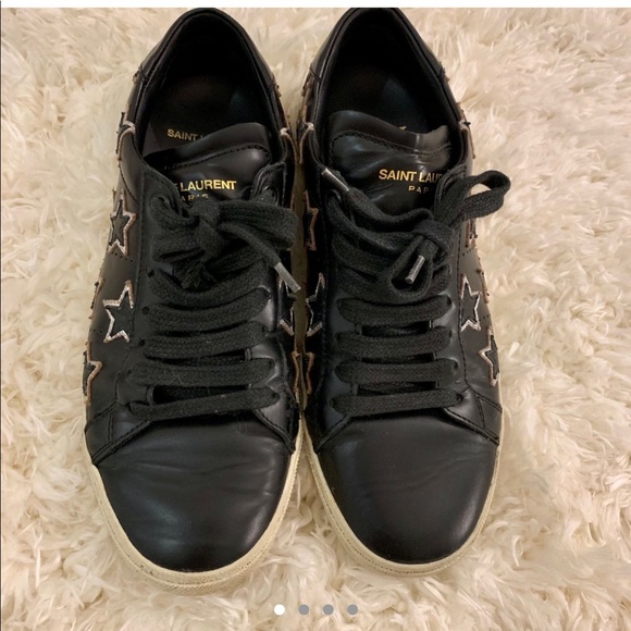 Saint Laurent Classic Court Sneakers - Picture 1 of 4